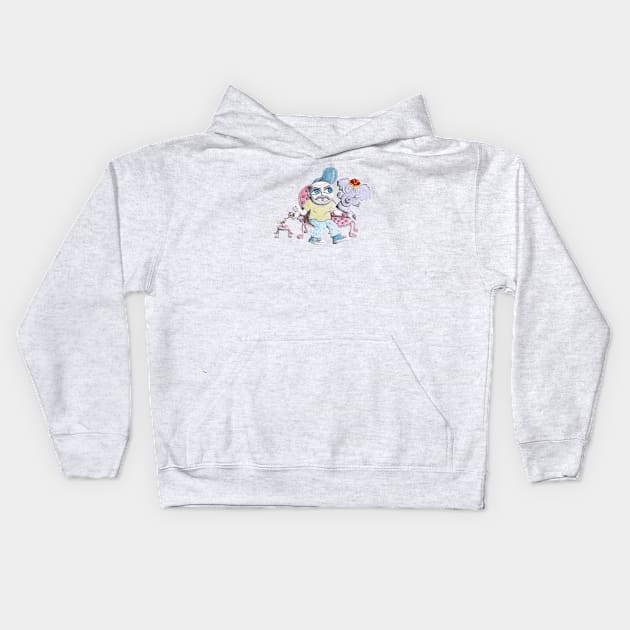 The Elephant in the Room Kids Hoodie by PaulWebster